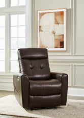 Warmstead Furniture - Ashley Furniture - Pisgham Living Room - PWR Recliner/ADJ Headrest / Sand - U1050313